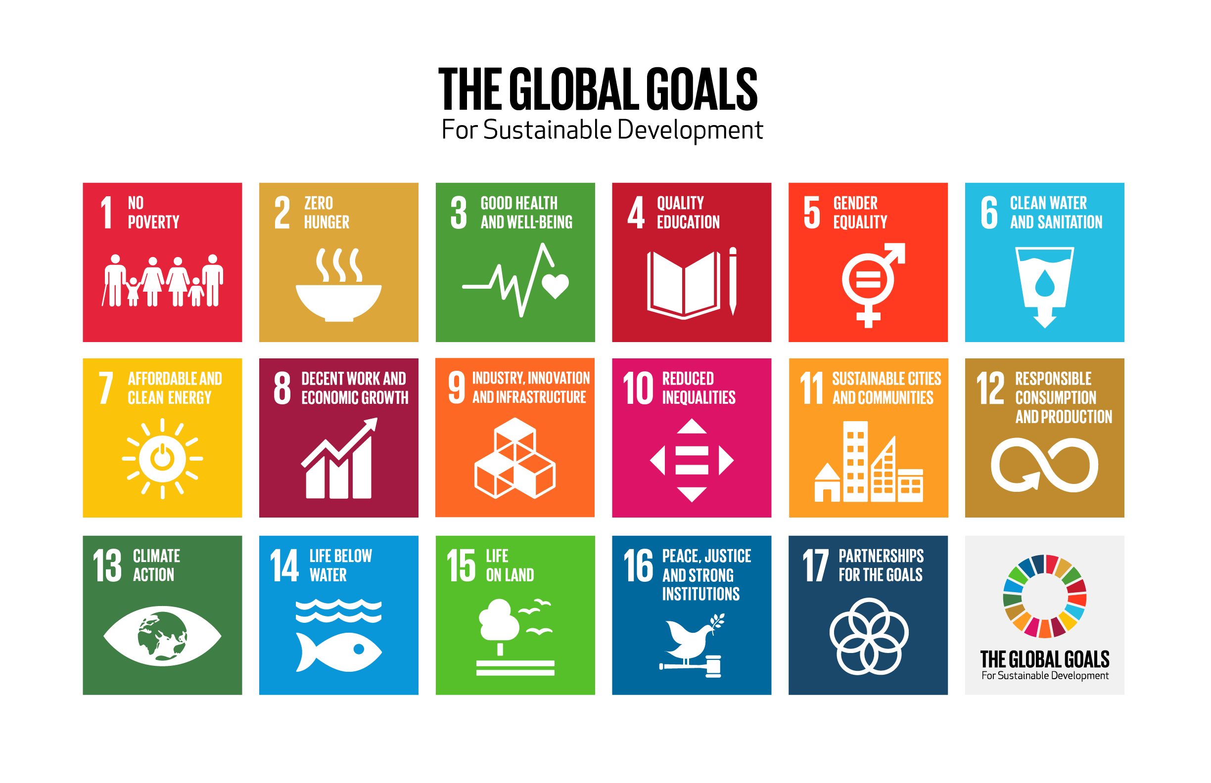 17 SDG goals -  doelen